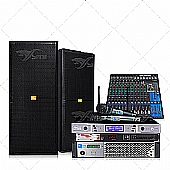 Small Commercial live performance sound system-A