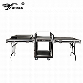 3-door amplifier rack case with mixer table